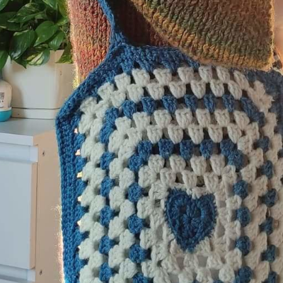 Aleksandra Kempa - 3 - Torba z włóczki